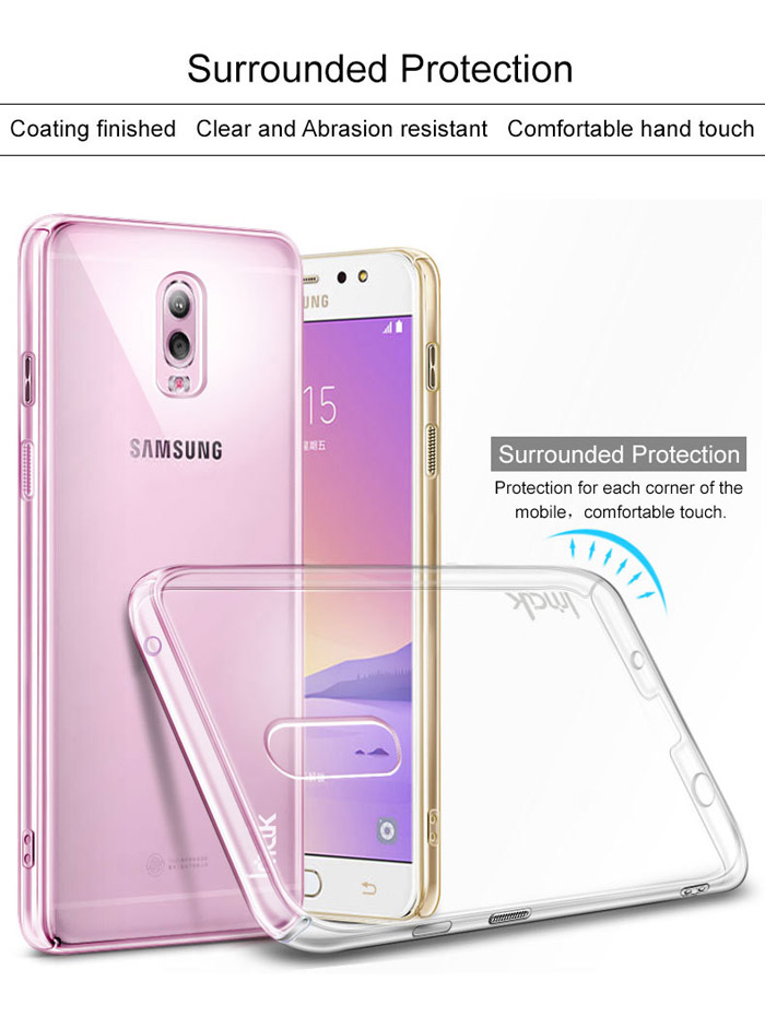 Ốp lưng Galaxy J7 Plus ( J7+ ) Imak Impact Air 360 trong suốt 1